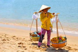 Fruit Lady - Long Beach - Phu Quoc, Vietnam