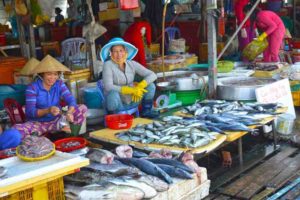 Ladies Selling Fish at the Market - Phu Quoc, Vietnam