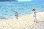 Ladies at Pantai Tengah Beach - Langkawi Island