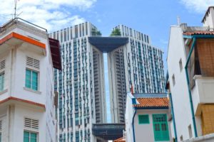 Old meets New - Chinatown Architecture, Singapore