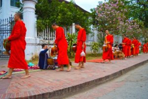 Alms Giving Ceremony - Luang Prabang, Laos