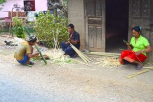 Family at Work - Laos