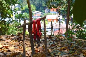 Prayer Ribbons on Hill Top - Chiang Rai, Thailand