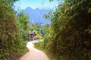 Road to Our Bungalow - Vang Vieng, Laos