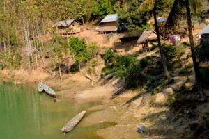 Village With Water - Laos