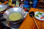Coconut Milk, Chicken and Eggplant Simmer - Green Curry, Cooking School, Chiang-Mai
