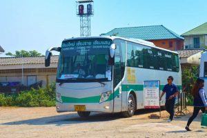 The Green Bus from Chiang Rai to Chiang Mai