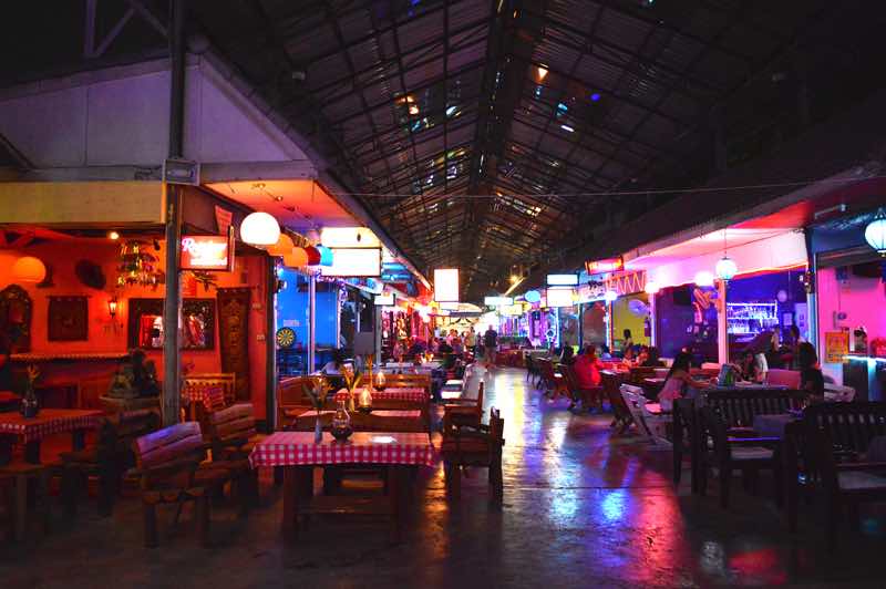 Indoor Bar and Restaurant Area - Loikroh Boxing Stadium, Chiang Mai, Thailand