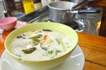 My Finished Tom Kha Kai Soup - Cooking Class, Chiang Mai