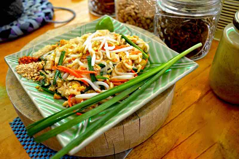 Proper Plated Pad Thai By Chef Bow - Chiang Mai, Thailand