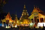 Wat Phra Singh, Night Perspective - Chiang Mai, Thailand