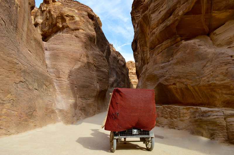 Carriage Ride to Petra - Jordan