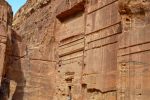 Doorway in Petra Wall - Jordan - 0135