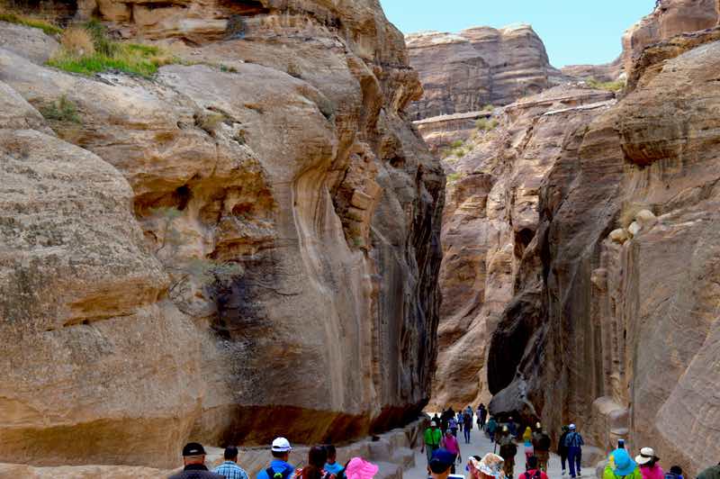 Secret Siq Entry Path - Petra, Jordan