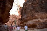Navigating the Siq Passage - Petra, Jordan