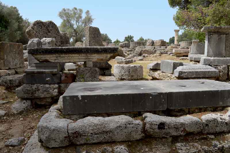 Echo Stoa - Ruins of Olympia, Greece - Cruise - 0322