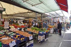 Market Stands - Market in Civitavecchia, Port of Rome