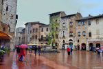 Rain Shower - San Gimignano, Tuscany - Cruise Port Livorno