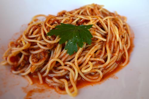 Spaghetti Bolognese - Trattoria Portofino Restaurant - Berlin - Review