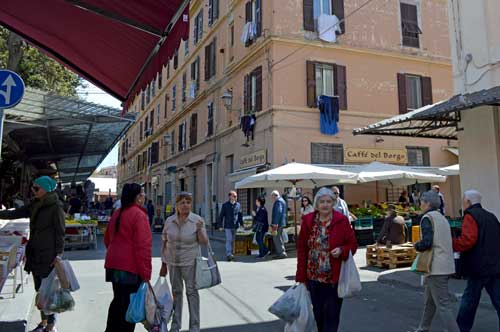 Street Life at the Market - Civitavecchia, Rome Port