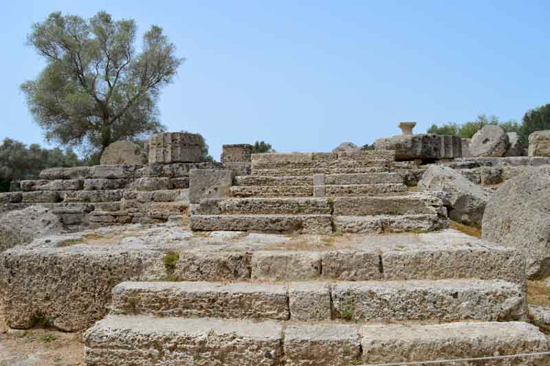 Temple of Zeus Stairs - Olympia, Greece - 0324