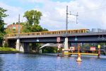 Train Bridge over Canal - Berlin Spree River -0235