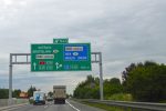 Highway Sign to Bratislava, Slovakia and Wien -0012