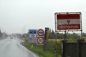Austria Border coming from Czech Republic