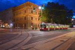 Electric Street Car - Vienna, Austria by Night