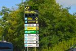Organized Parking Signs on Arrival - Hungaroring, Formula 1