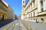 Street with Church - Zagreb, Croatia