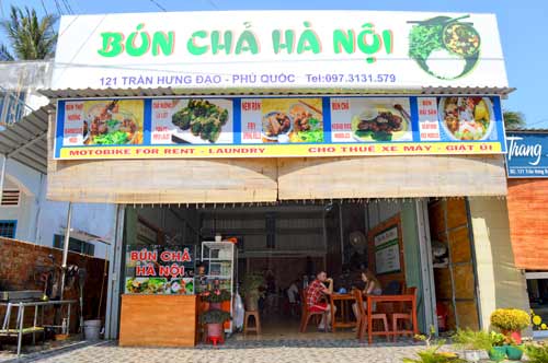 Bun Cha Ha Noi Restaurant Exterior - Duong Dong, Phu Quoc