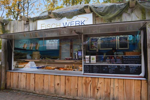 Fischwerk Fish Stand at Karls - Ruegen, Germany