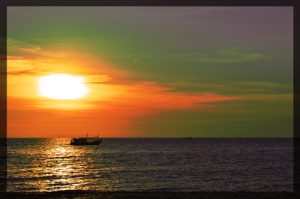 Sunset at Rory's Beach Bar - Phu Quoc, Vietnam