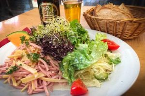 German Salads, Bread & Beer - Buetezettel, Southern Germany, Konstanz, Reichenau Island