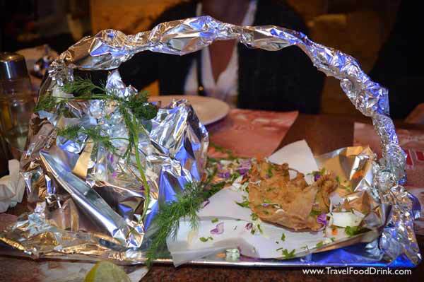 Presentation of Fish and Shrimp - Alhalaka Restaurant, Hurghada
