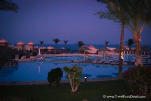 Evening at Serenity Makadi Beach Hotel, Egypt
