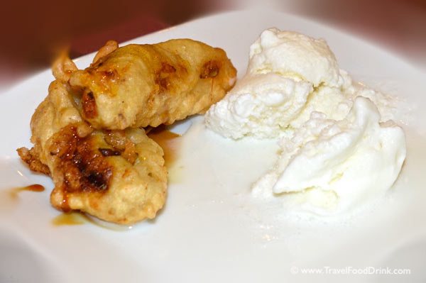 Fried Banana with Ice Cream - Sayonara, Serenity Restaurant, Makadi Bay
