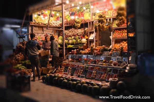 Fruit Stand, One Block from Marina Boulevard - Hurghada, Egypt