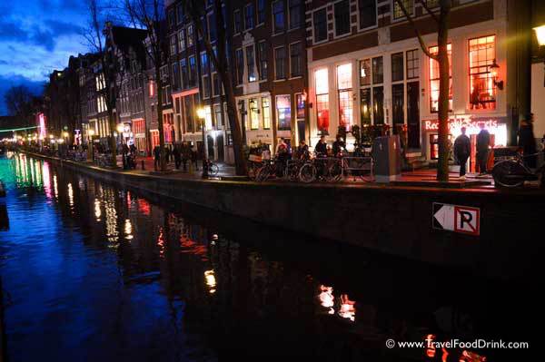 Red Light District by Night - Amsterdam