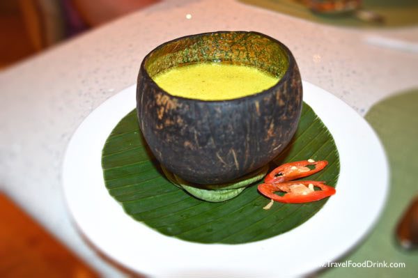 Balinese Chicken Soup - Yonne Cafe & Bar Restaurant, SenS Hotel Ubud