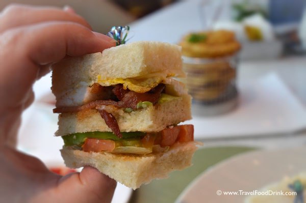 Club Sandwich - Western Food at Yonne Cafe & Bar, SenS Hotel, Ubud