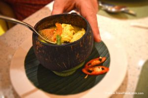 Creamy Coconut Chicken Soup - Yonne Cafe & Bar, SenS Hotel Ubud