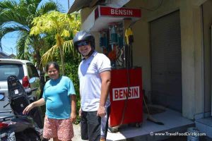 Filling Gas into our Motorbike - Canggu, Bali