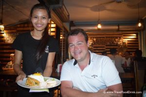 Friendly Server at La Pan Nam Restaurant - Canggu, Bali