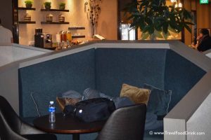 Guest Sleeping - Plaza Premium Lounge, Changi Airport, Singapore