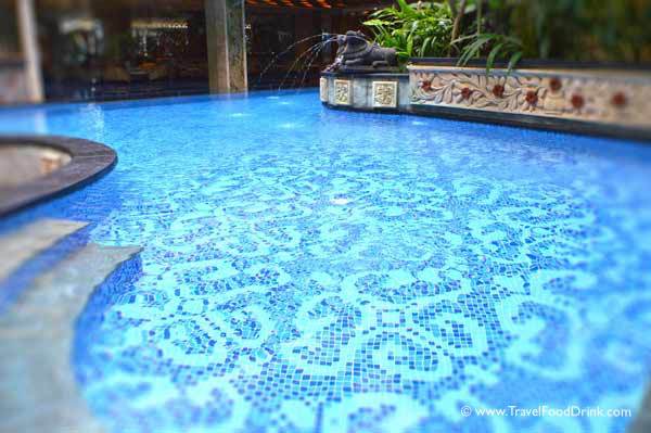 Swimming Pool Fountain - SenS Hotel Spa, Ubud, Bali
