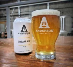 Anderson Cream Ale Beer - London, Ontario